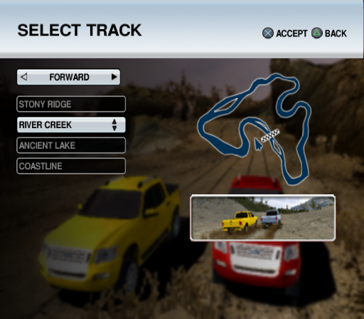 Ford Racing Off Road screenshot 5 for Playstation 2